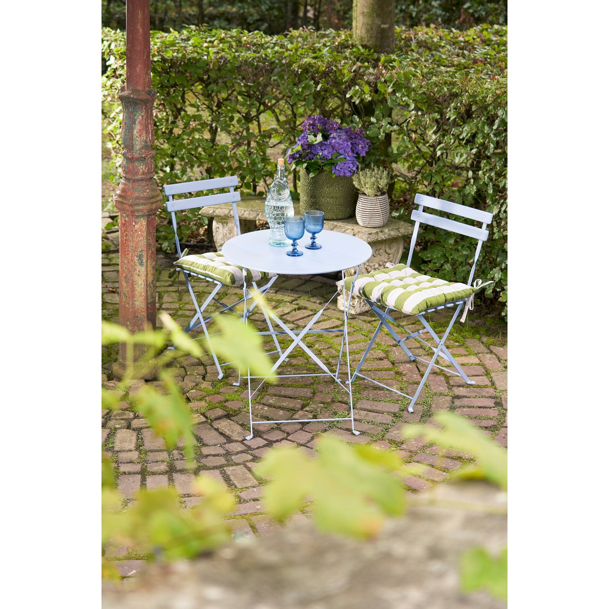 Osborn Chair Cushion - L46 x W46 cm - Cotton - Green