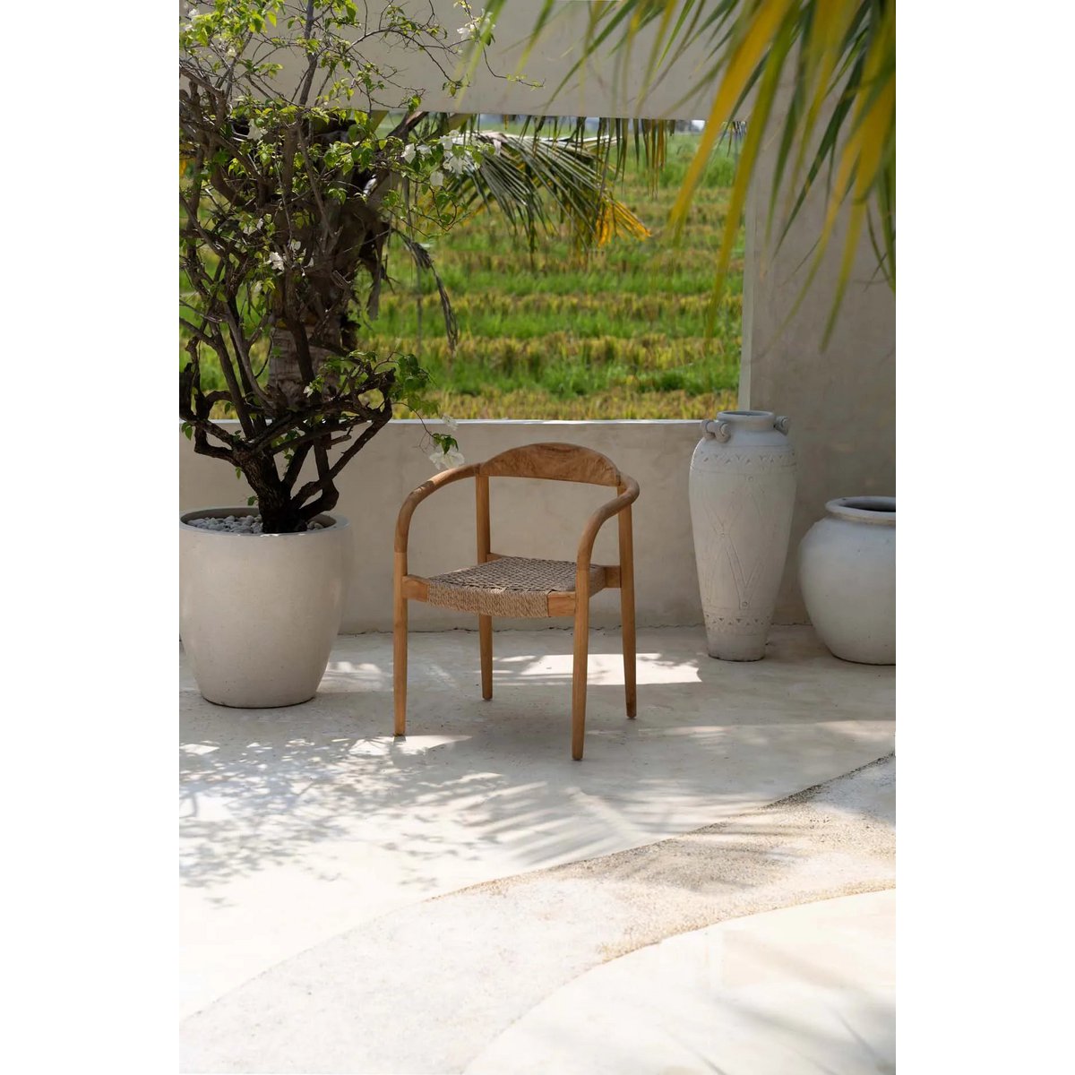 The Amaya Dining Chair - Natural - Outdoor