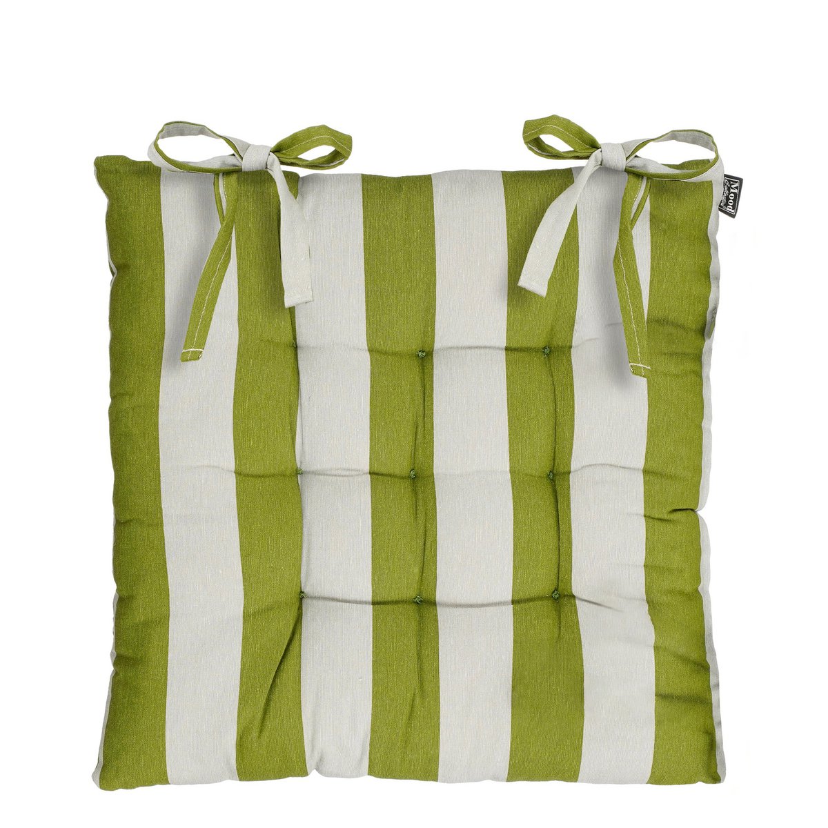 Osborn Chair Cushion - L46 x W46 cm - Cotton - Green