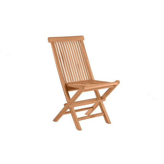 Garden chair, set of 2, teak